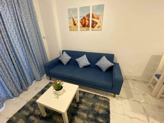 Apartmán se 2 ložnicemi u pláže v Turtles Beach Resort, Hurhada, Egypt